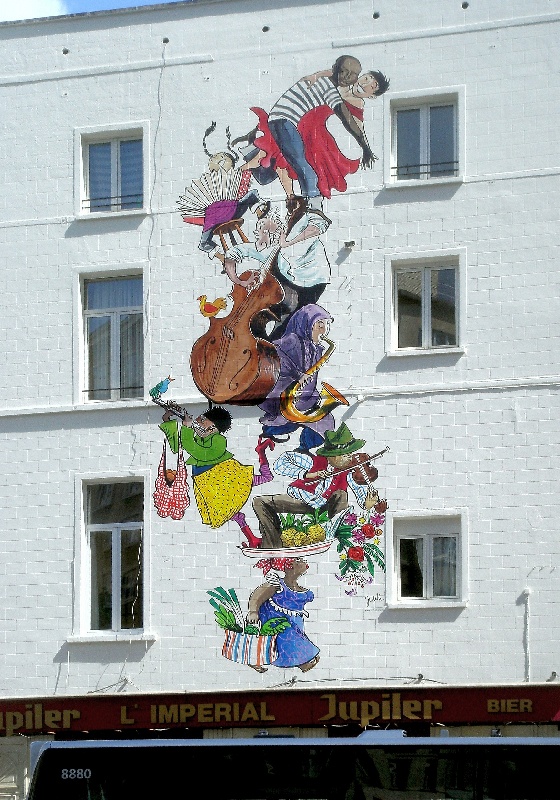 Fresque murale de Judith Vanistendael
